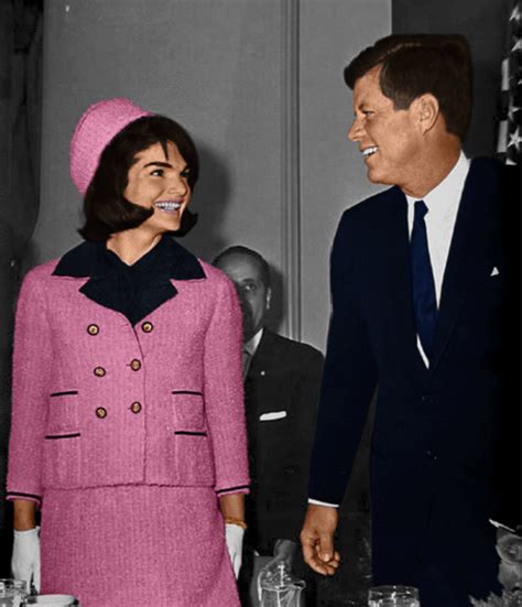 pink chanel suit kennedy|jackie kennedy's dress after assassination.